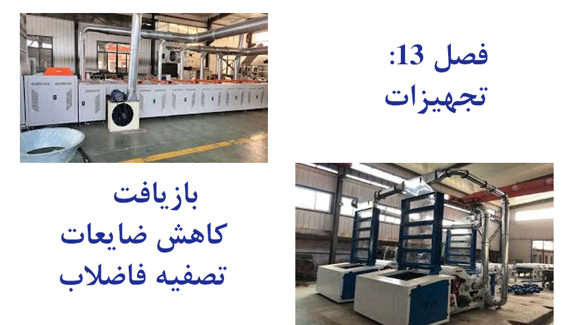 تجهیزات بازیافت و کاهش ضایعات در نساجی